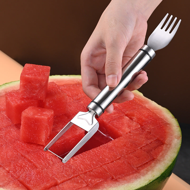 Watermelon Fork Slicer Slicing