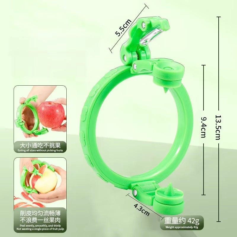 Rotating Peeler for Apple