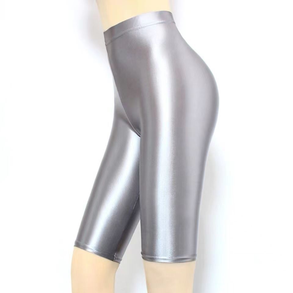 Satin  Shorts  Glossy