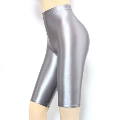 Satin  Shorts  Glossy
