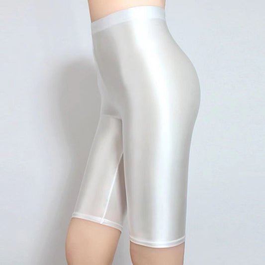 Satin  Shorts  Glossy