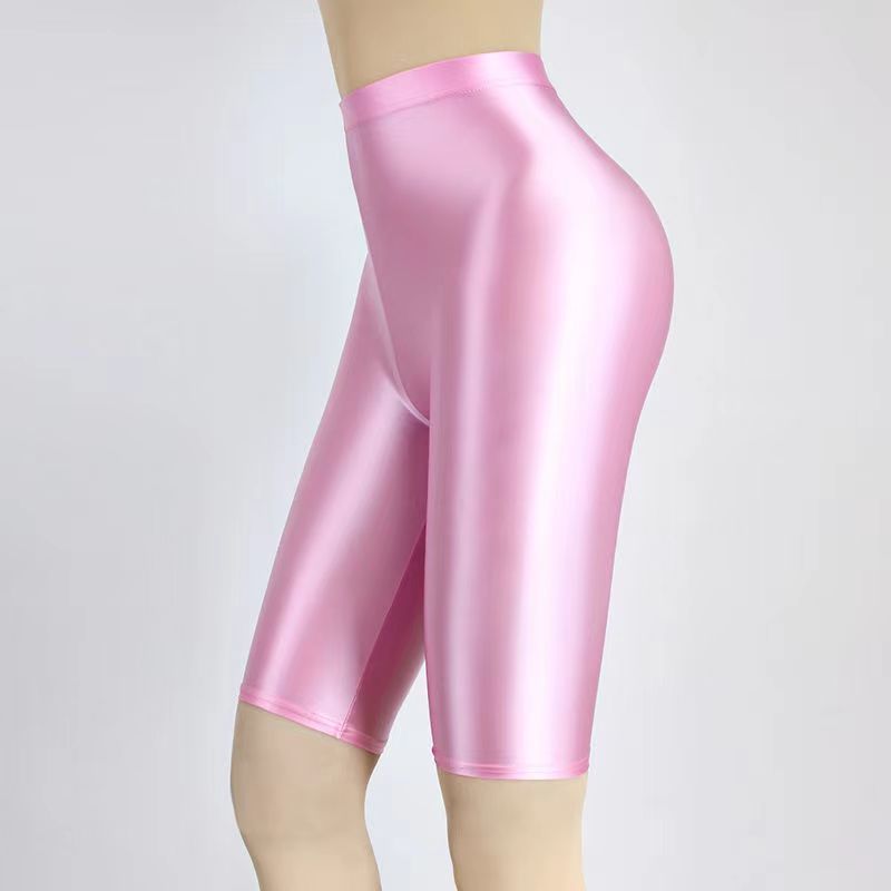 Satin  Shorts  Glossy