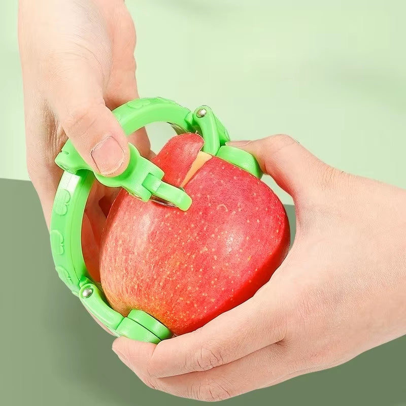 Rotating Peeler for Apple