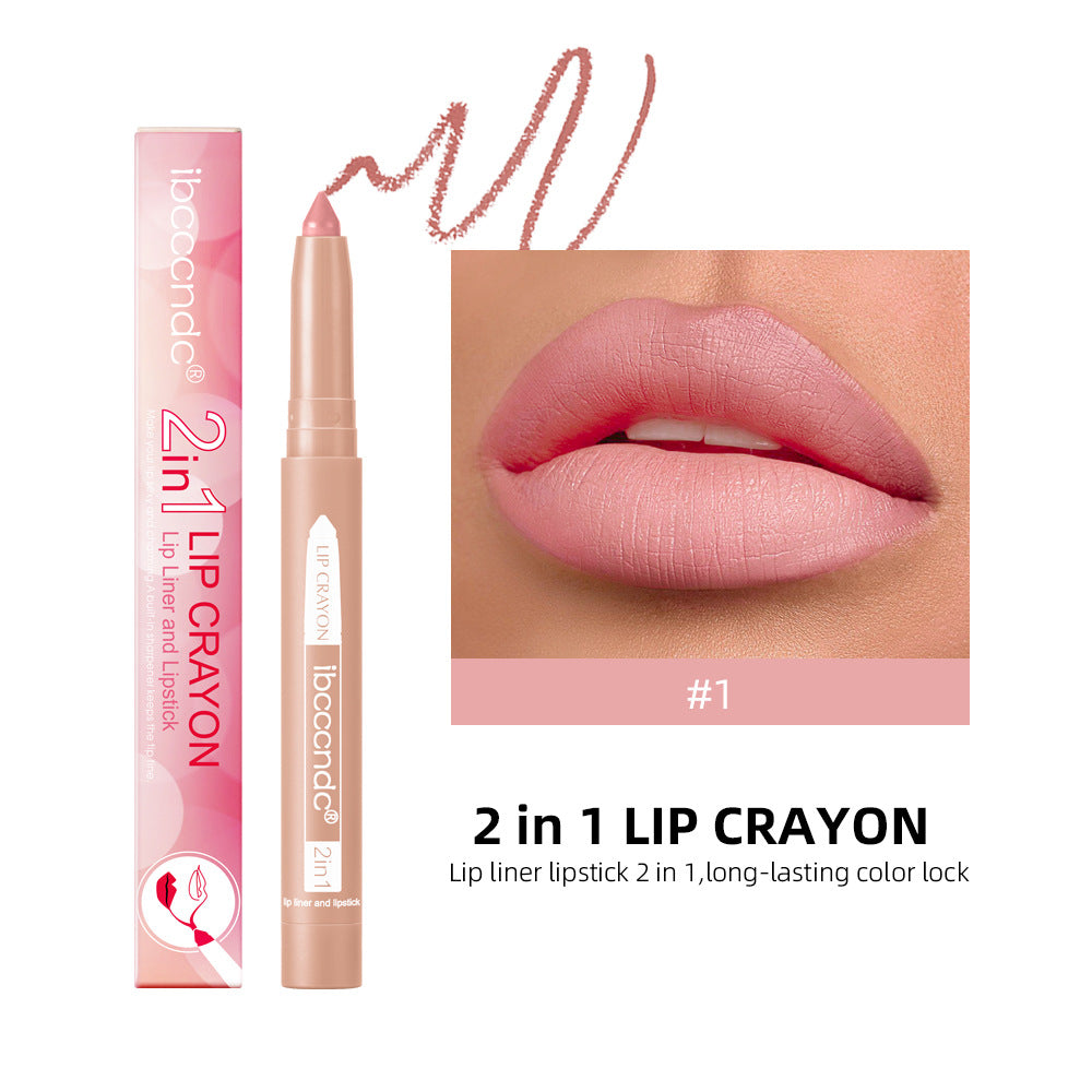 Two-in-one Lip Liner Long Lasting Waterproof Matte San Remo