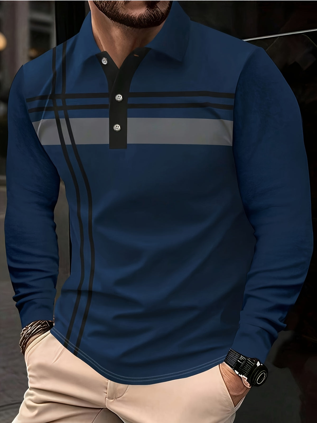 Shirt - Long Sleeve, Stretch Fabric