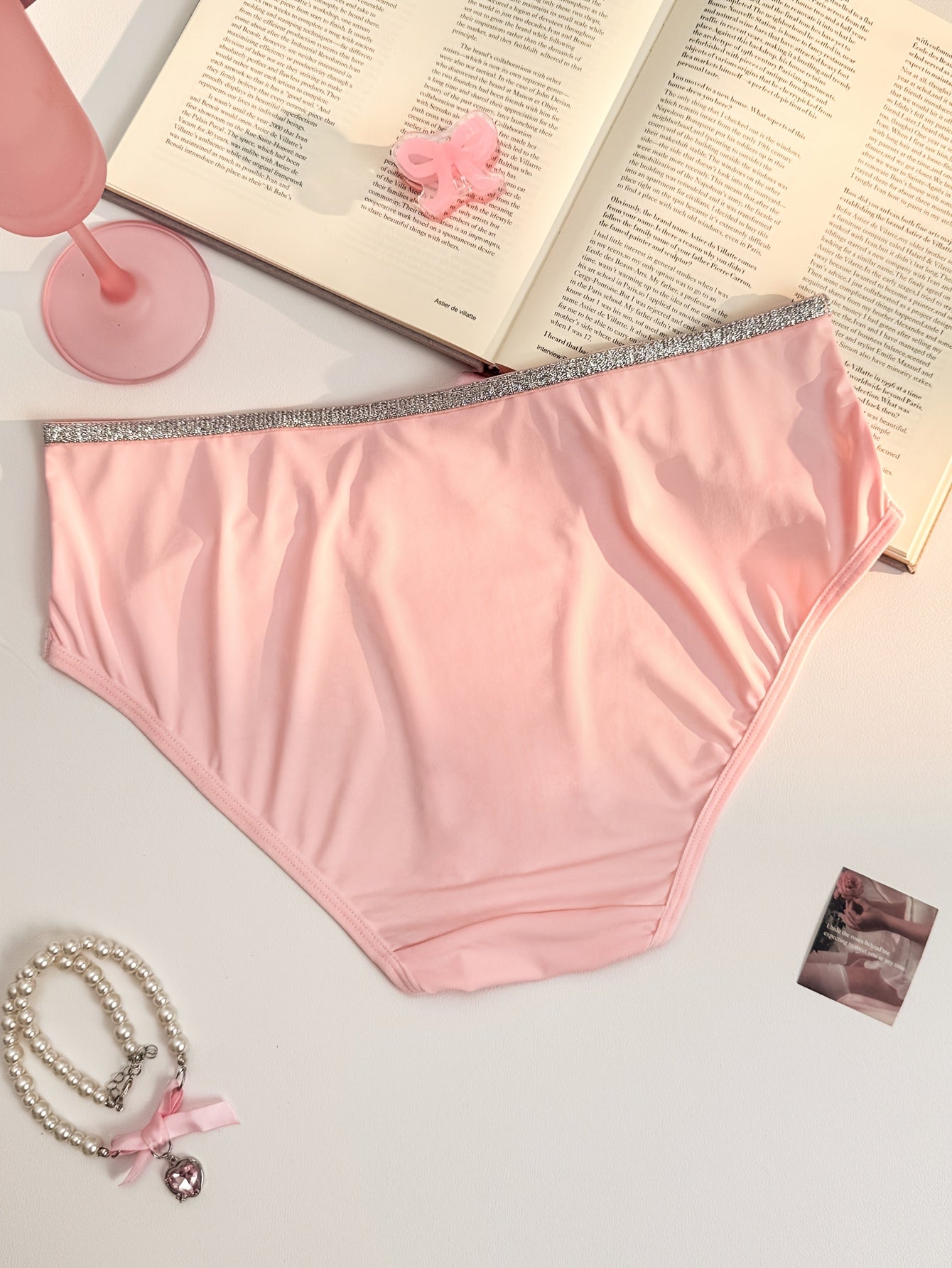 Women'S Panties with Bow Decorations