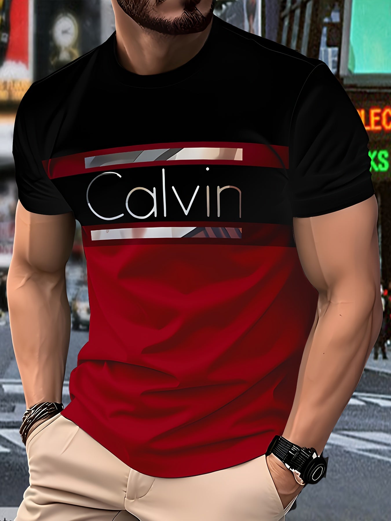 Men's Casual Short Sleeve T-Shirt,