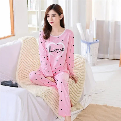 2 Pcs Long Sleeve Pajamas