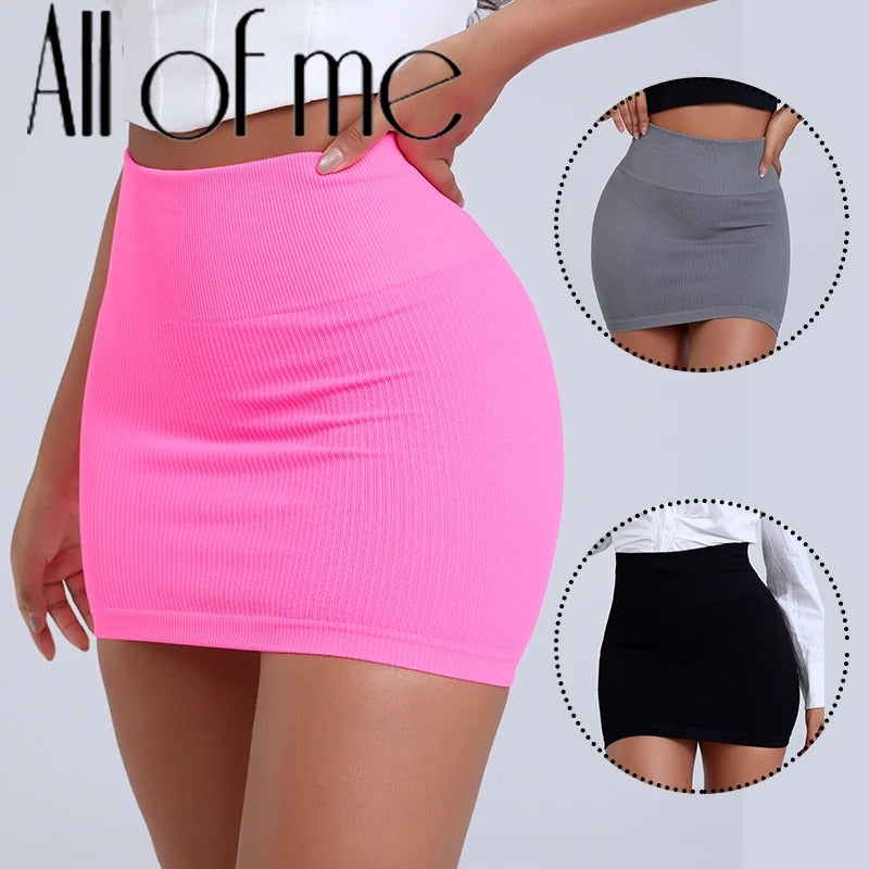 Mini Skirt Slimming Knitted