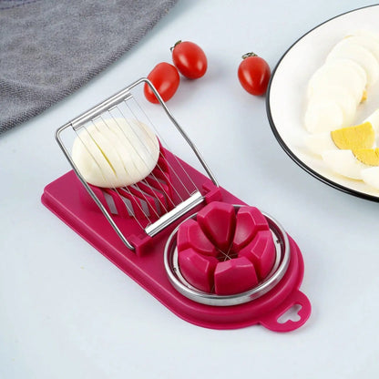 egg cutter 2-in-1 stainless steel wire