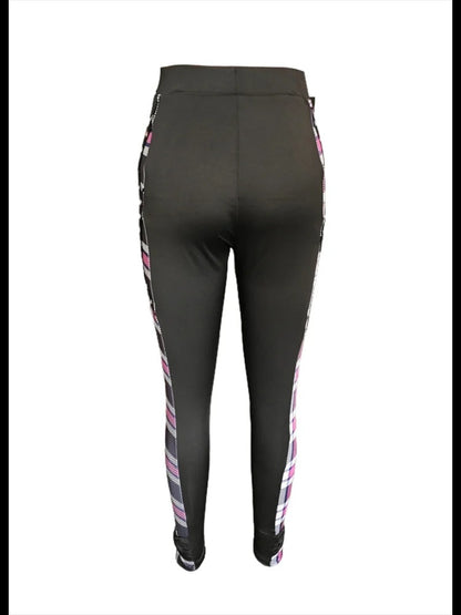 2 Pieces Set T-Shirt Slim Pants Suit Aesthetic