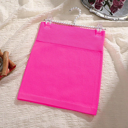 Mini Skirt Slimming Knitted