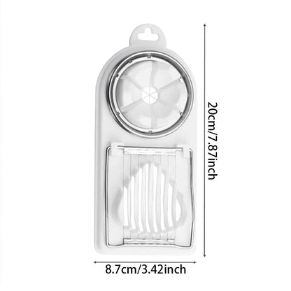 egg cutter 2-in-1 stainless steel wire