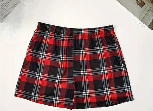 Plaid Boxer Shorts