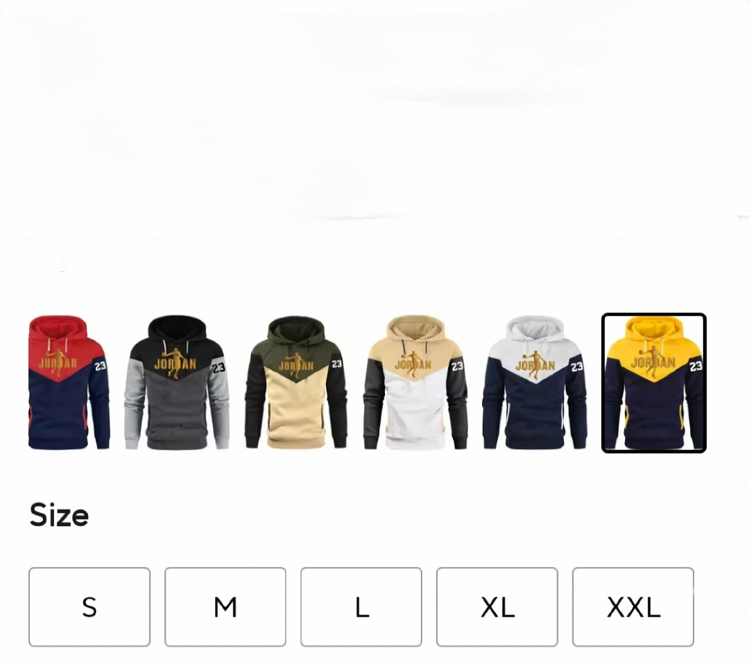 Loose hoodies for men in autumn and winter,