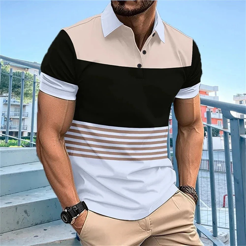 Striped Polo Shirt