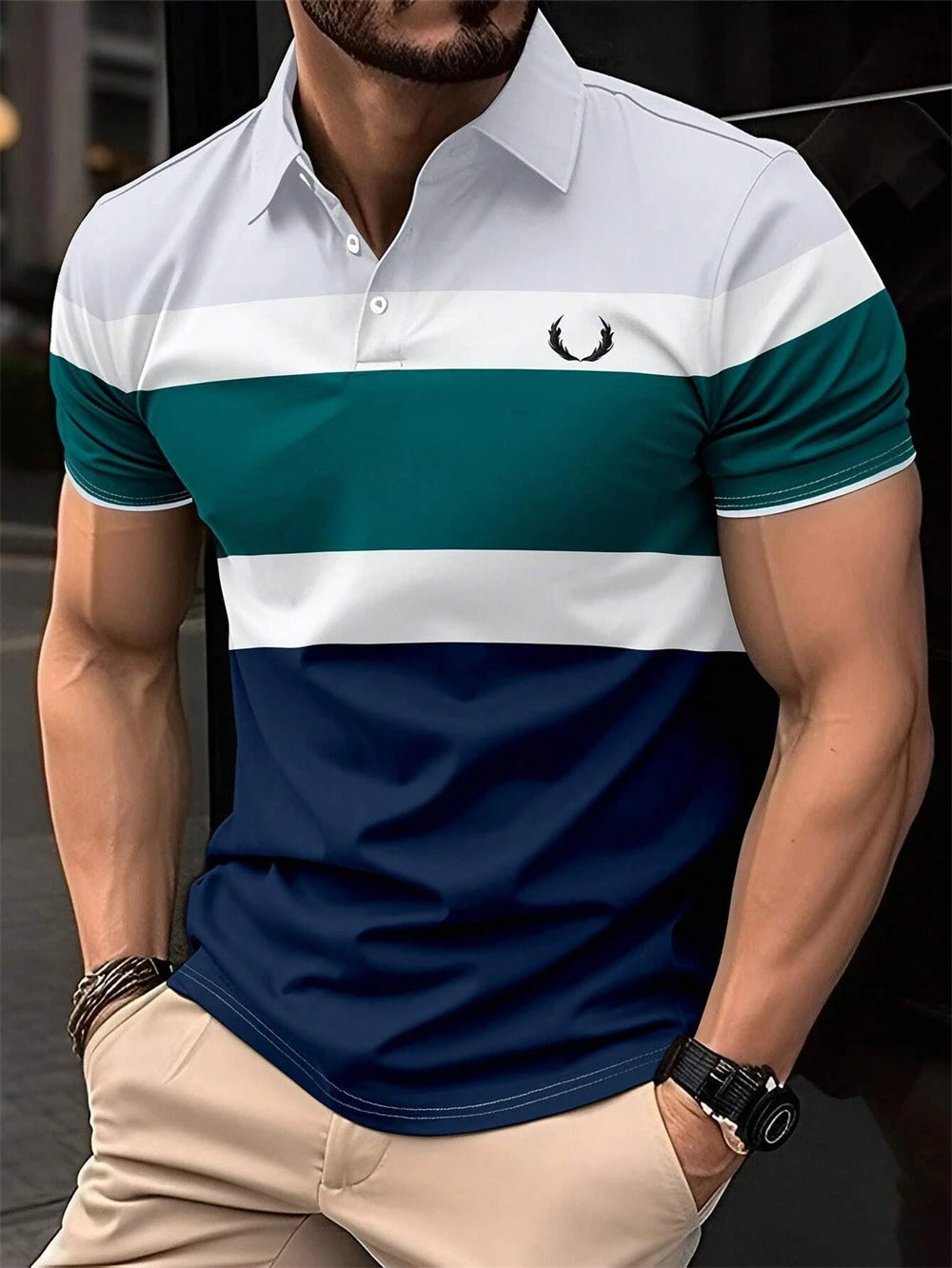 Striped Polo Shirt