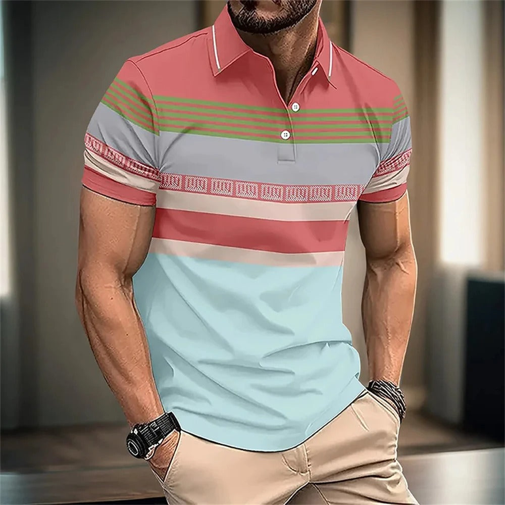 Striped Polo Shirt