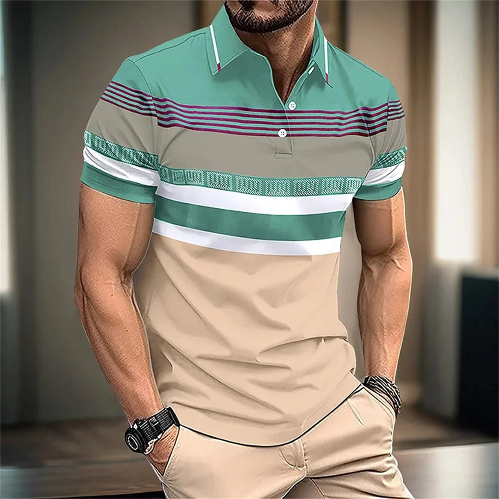 Striped Polo Shirt